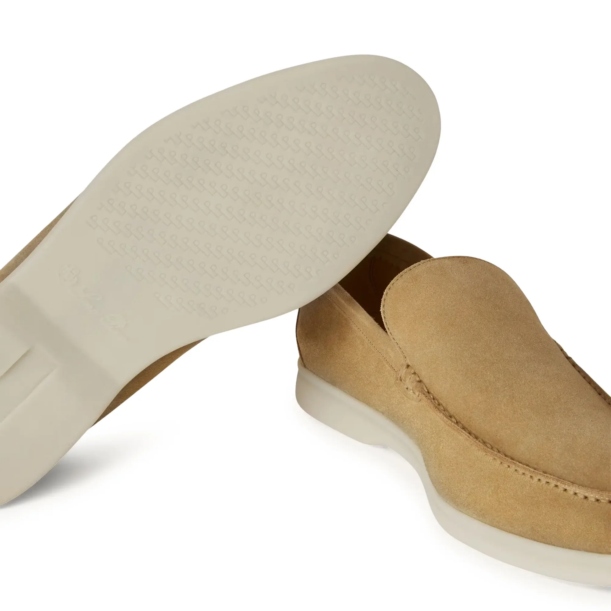 Summer Walk Suede Light Wood Smoke Loafers