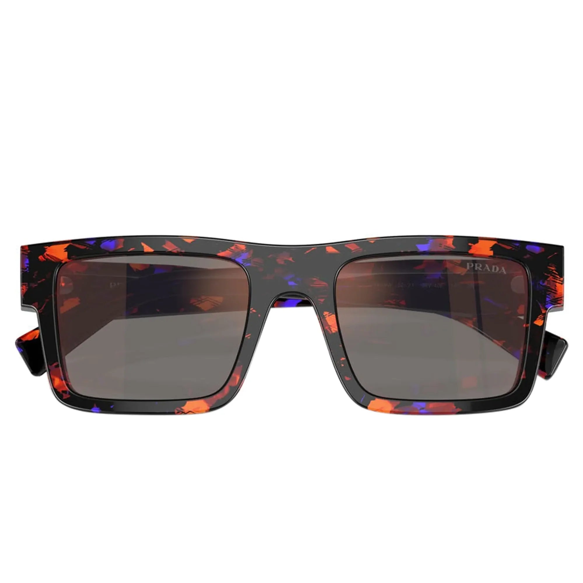 PR 19WS 06V40E Abstract Orange Sunglasses