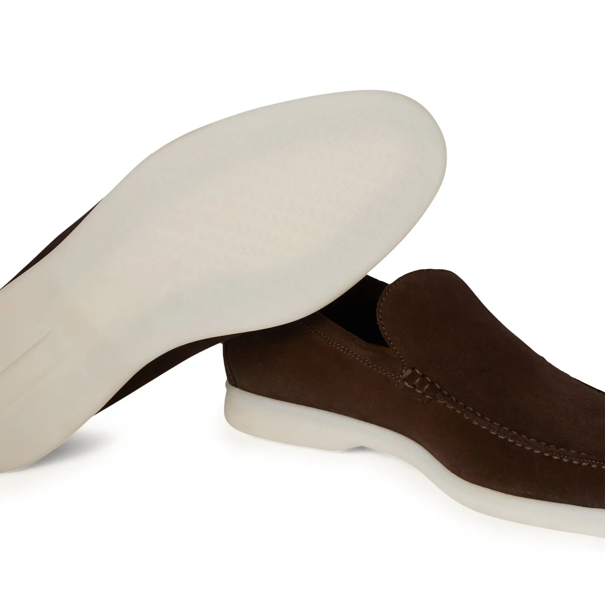 Summer Walk Suede Chocolate Loafers
