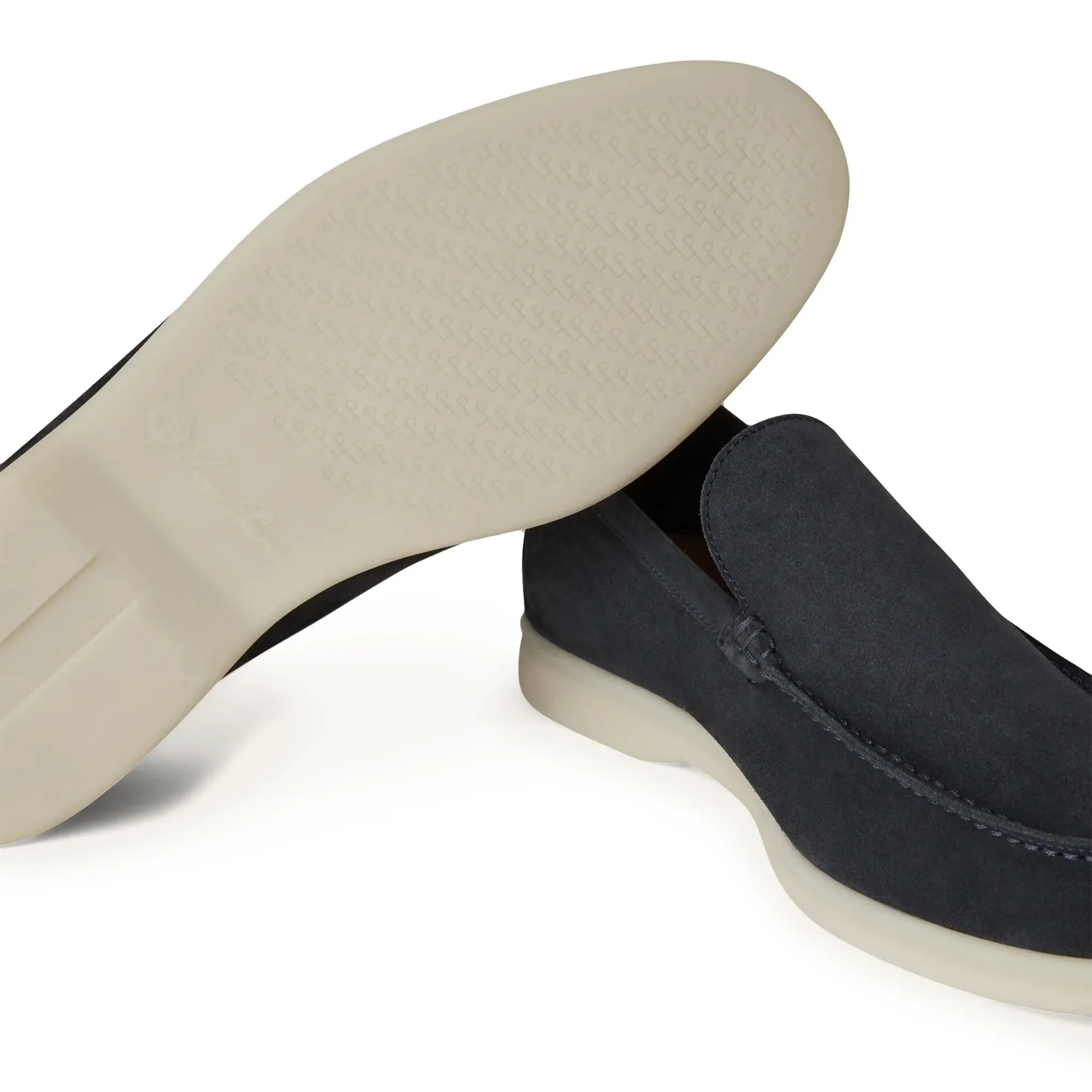 Summer Walk Suede Classic Blue Loafers