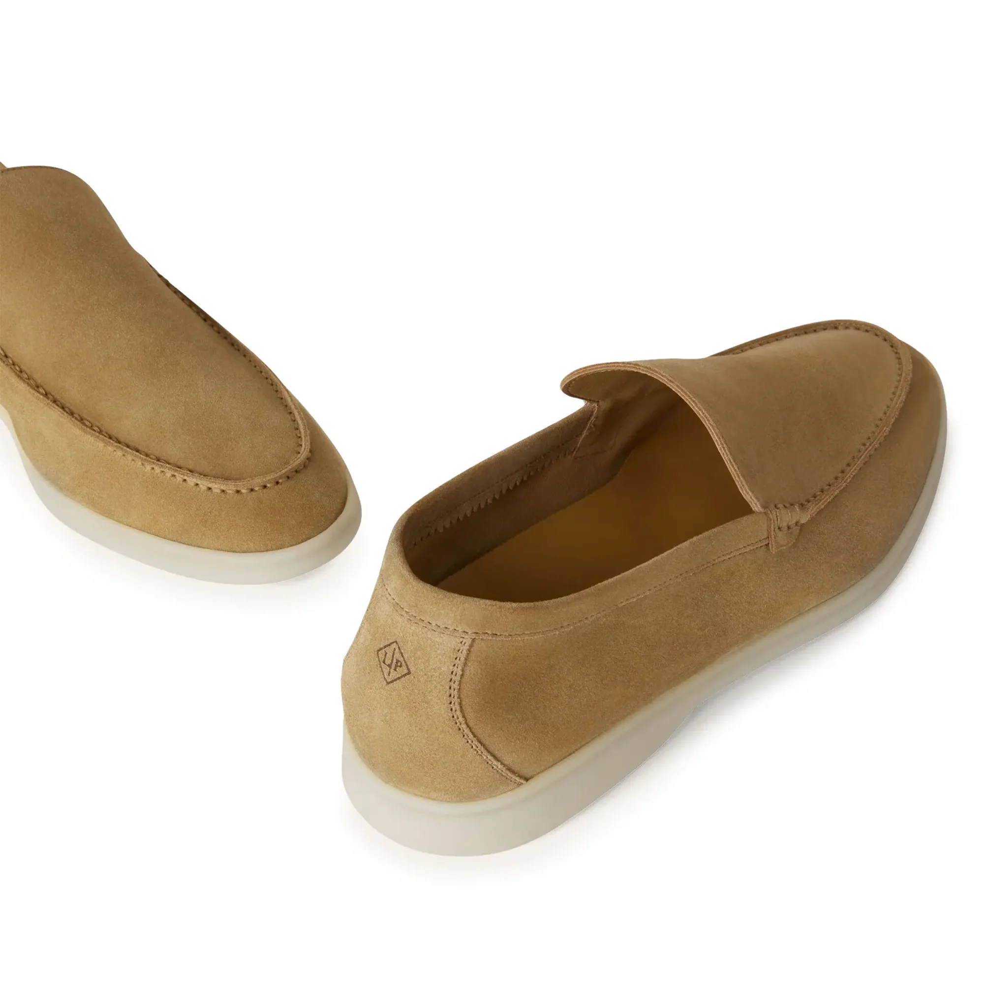 Summer Walk Suede Light Wood Smoke Loafers