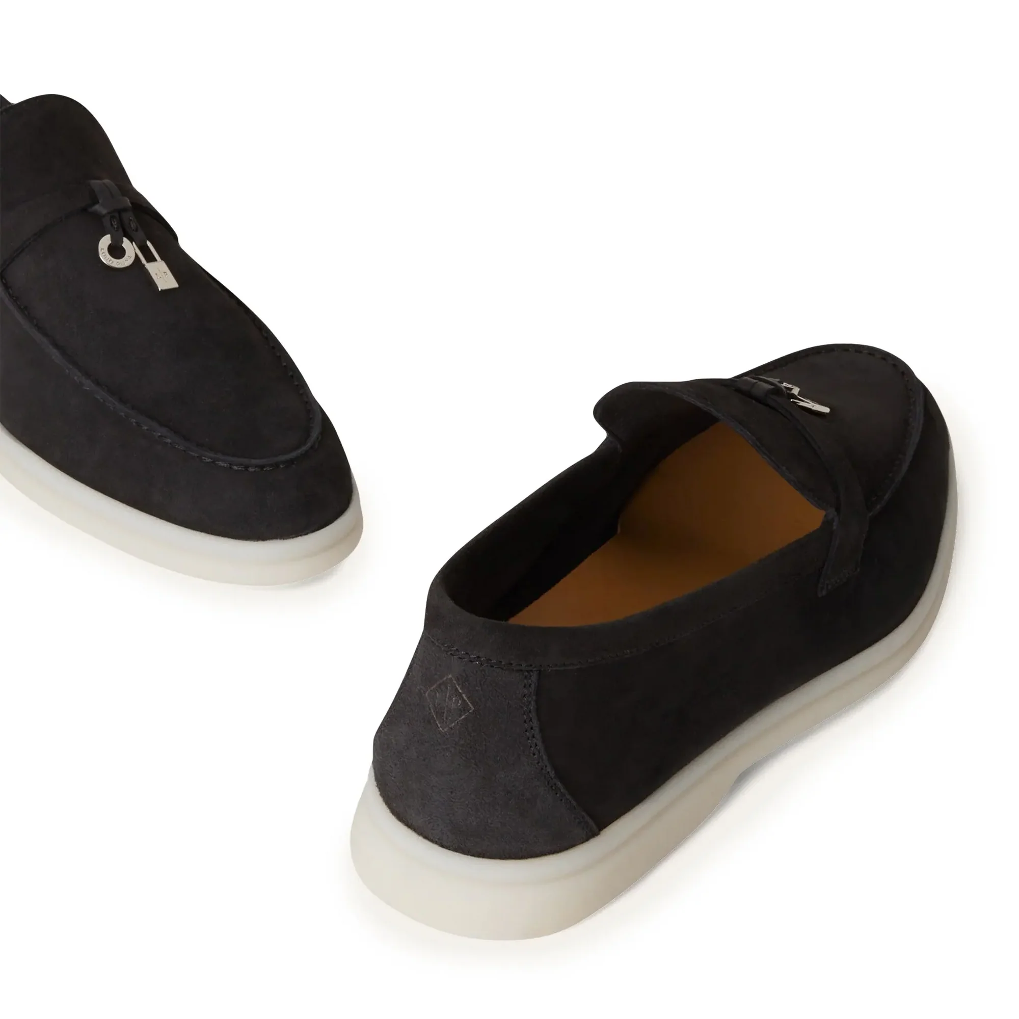 Summer Charms Walk Suede Caviar Loafers