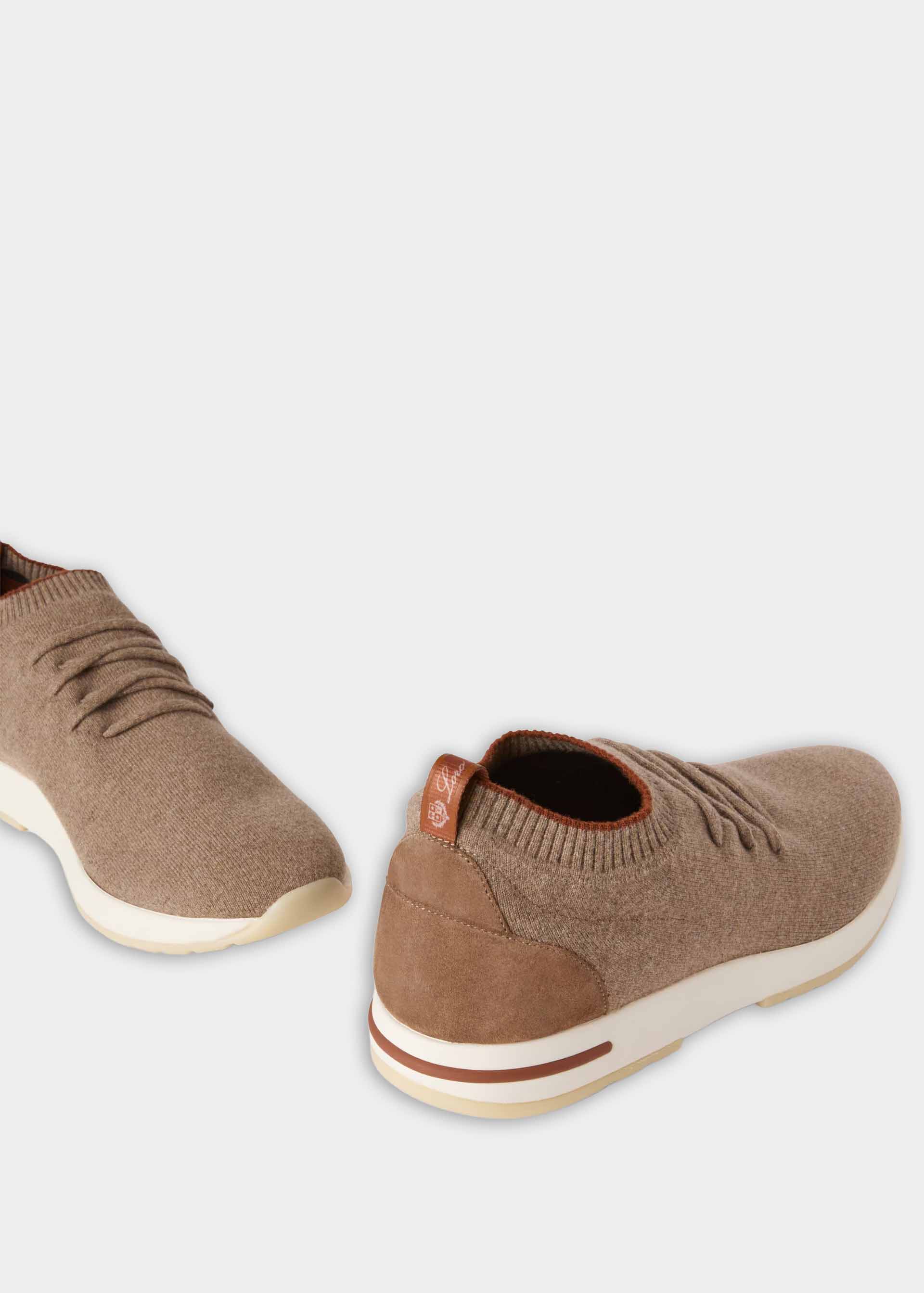Loro 360 LP Flexy Walk Sneaker Grain Brown Melange