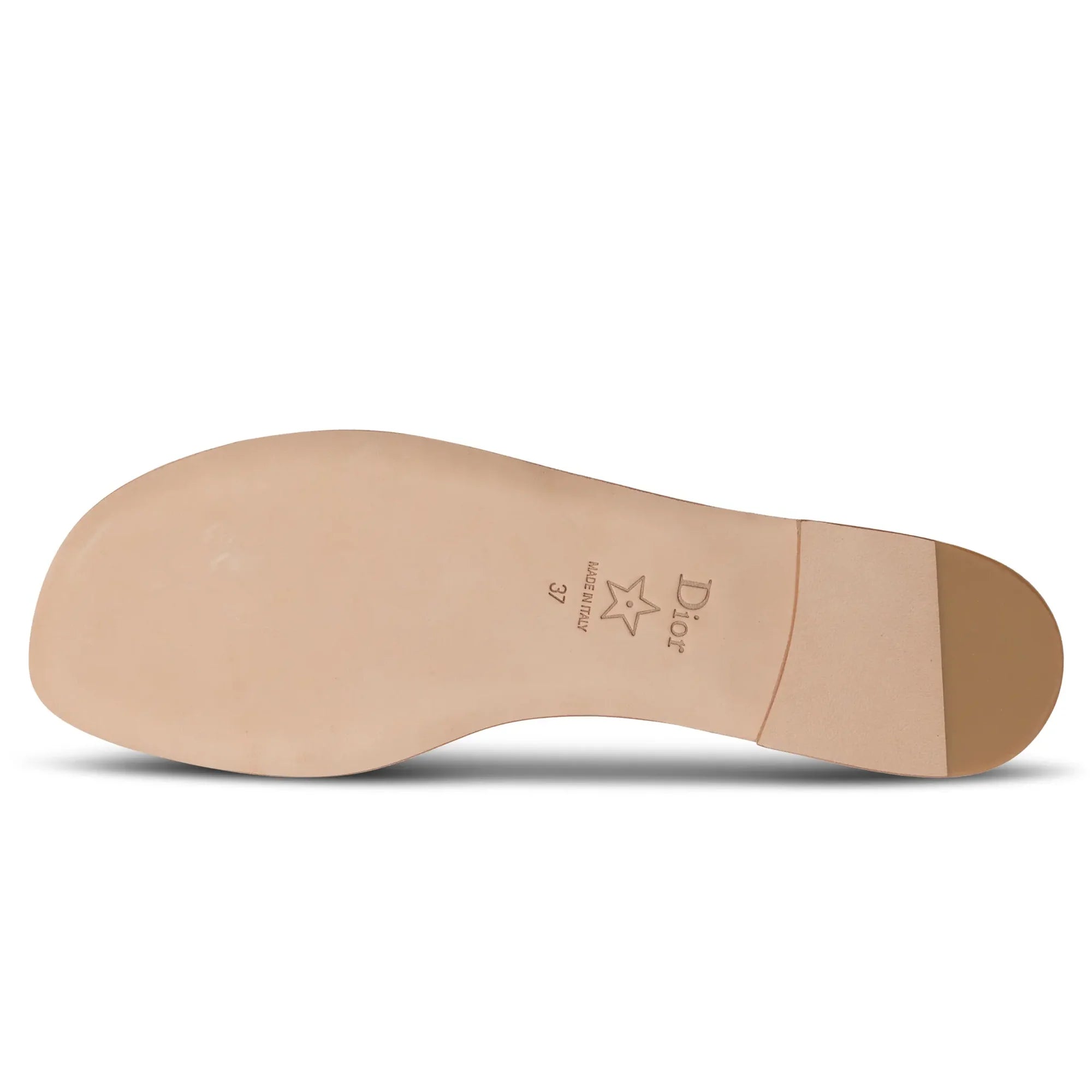 Dway Embroidered Cotton Gold White Slides