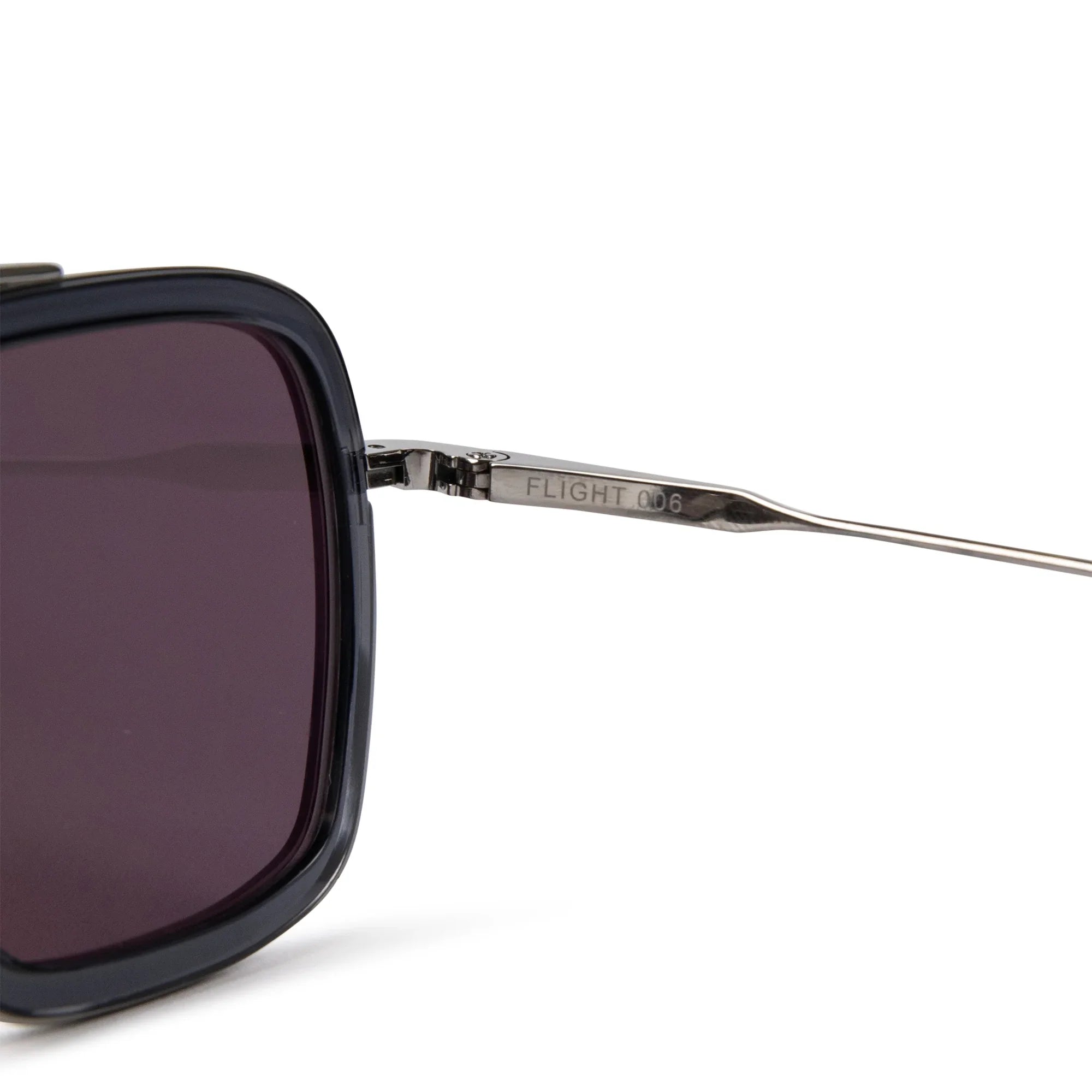 7806 Flight 006 Grey Black Sunglasses